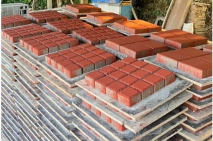 Jual paving block kubus